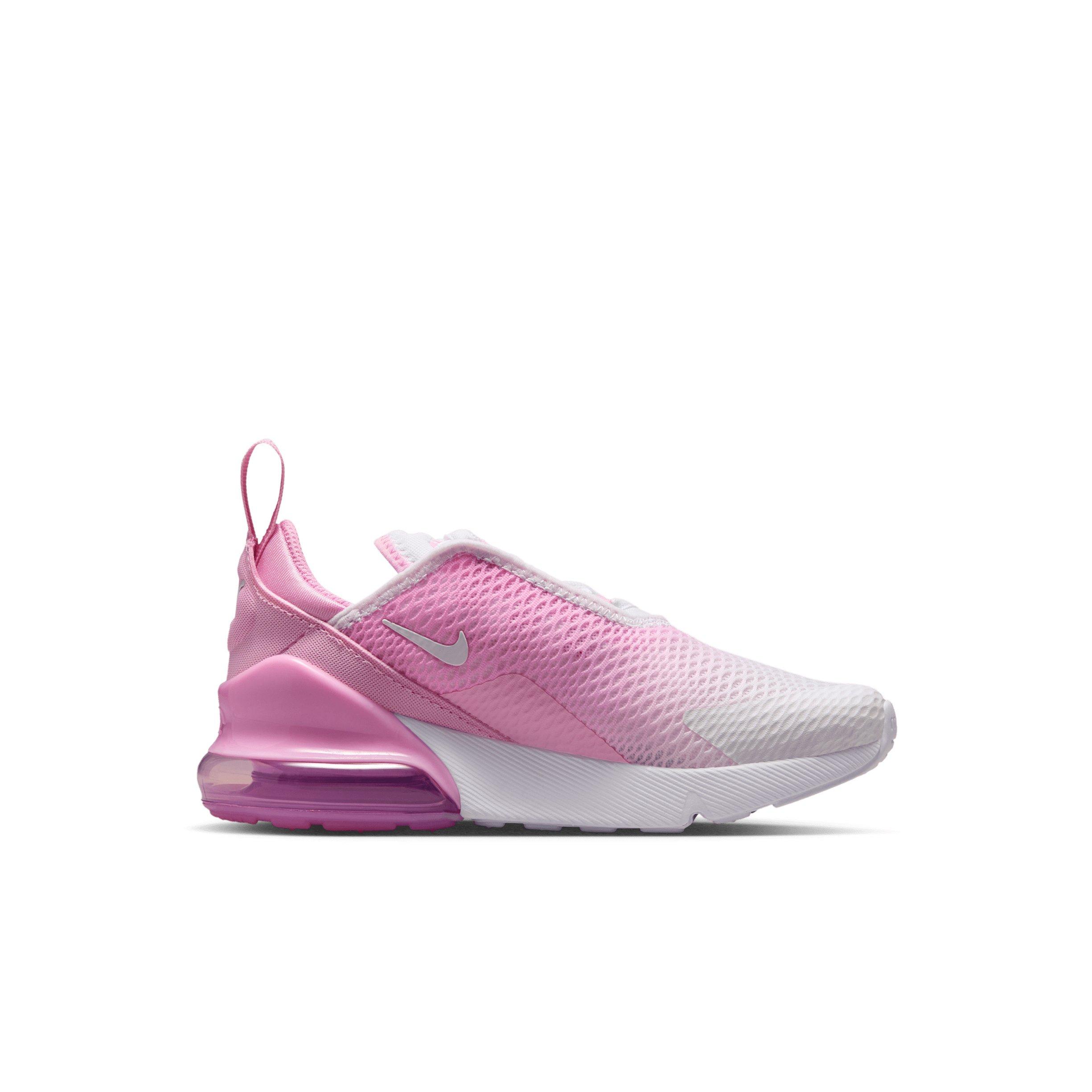 Nike Air Max 270 "Pink Rise/White" Preschool Girls' Shoe - PINK/WHITE